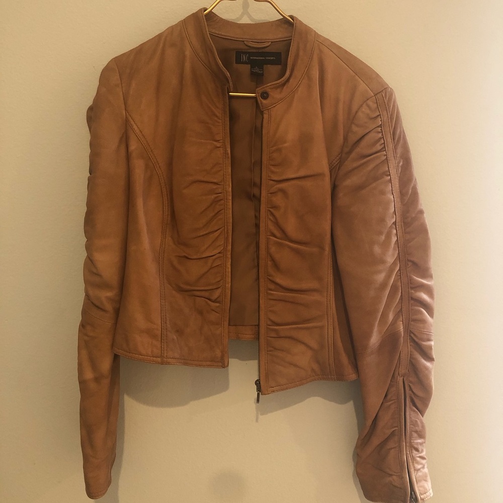 INC Women’s Leather Jacket